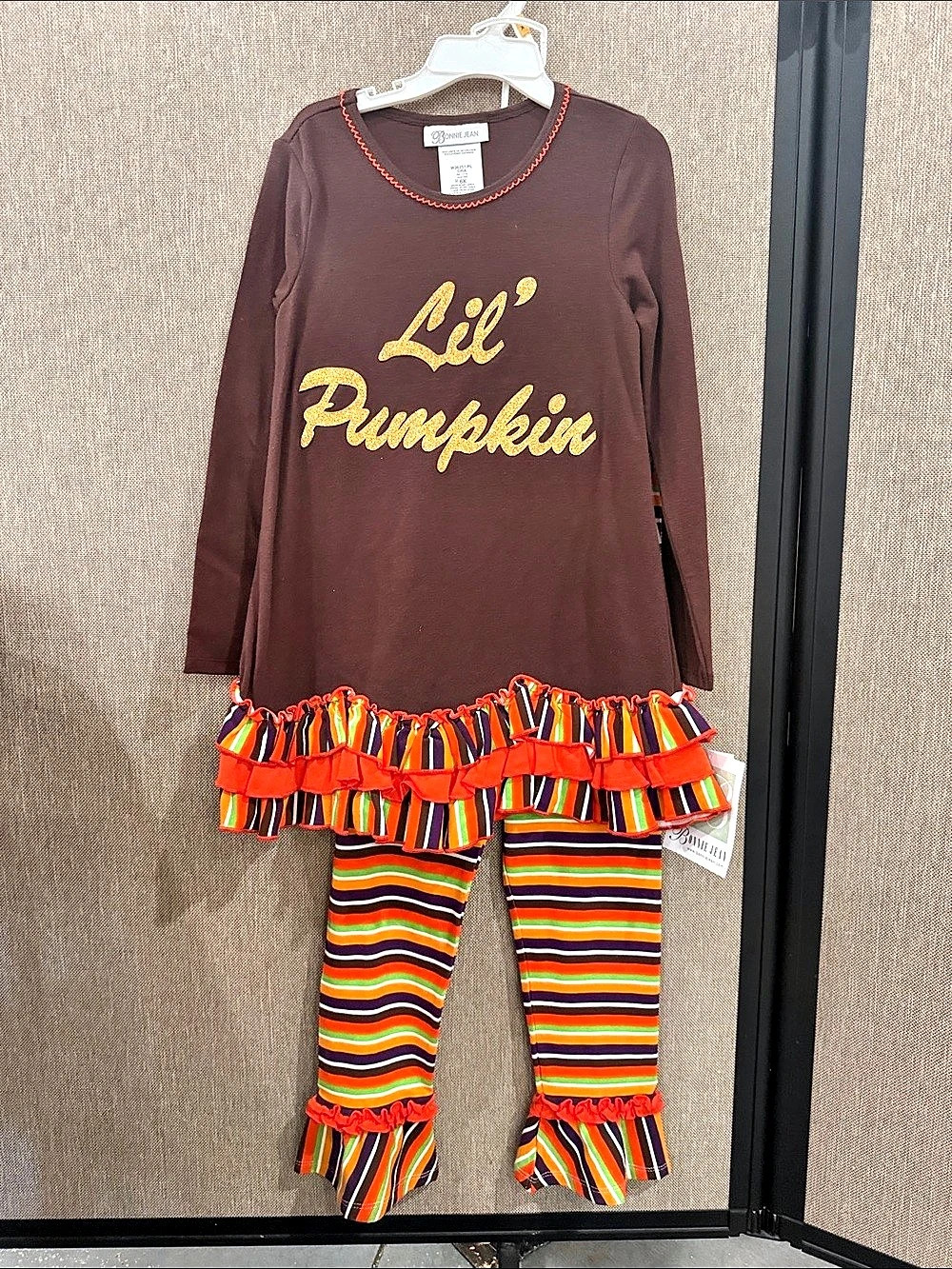 Bonnie Jean Lil' Pumpkin Tunic and Leggings Set